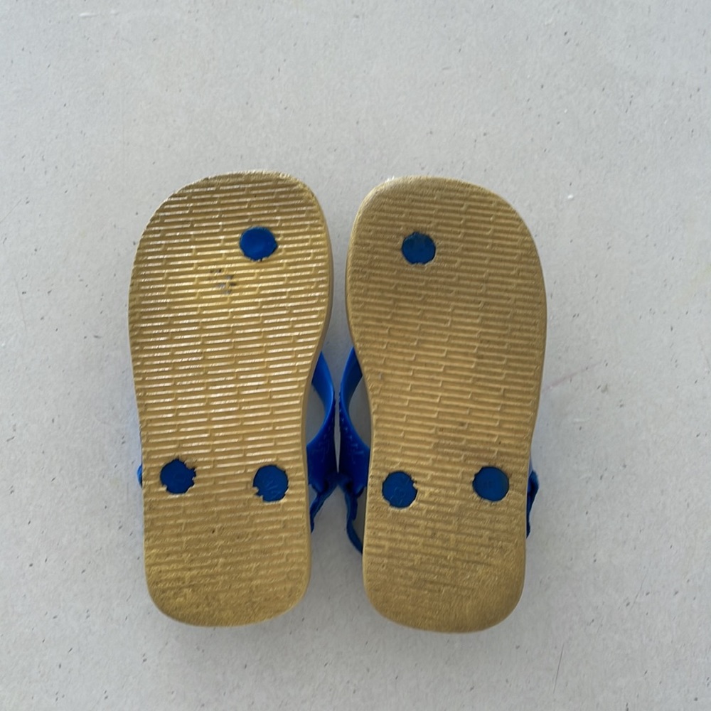 Baby Toddler Peppa pig Lemon flip flops | size 23-24 - Picture 2 of 3